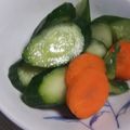 きらり流れ星's cooksnap of when they made 昆布だしで漬ける浅漬け.