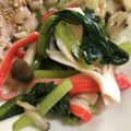 shan0625's cooksnap of when they made レンジで簡単！小松菜とかにかまのねぎ塩味.