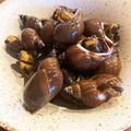 tottikid's cooksnap of when they made バイ貝の煮付け.
