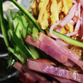 三七子's cooksnap of when they made ☆冷やし中華のごまだれ☆.