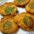 なっさん姫's cooksnap of when they made 簡単！大葉と豚挽き肉のぺったんこ焼き.