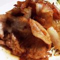 気まぐれ♡雨おんな's cooksnap of when they made 米粉活用☆厚切り豚肉で作る柔らか生姜焼き.