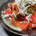 akicham::'s cooksnap of when they made トマトと大葉のマリネ.