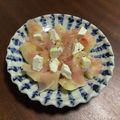 四児のハハ's cooksnap of when they made 桃と生ハムのクリチーサラダ.