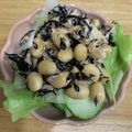ポメちょん's cooksnap of when they made ミックスビーンズとひじきの超簡単♡サラダ.