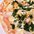 SHIHOXX's cooksnap of when they made 明太子とお餅の和風ピザ.