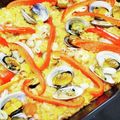 ぺらむーさん's cooksnap of when they made オーブン皿で☆旨味たっぷり♪パエリア☆.
