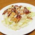 vabochan's cooksnap of when they made カリカリベーコンの白菜オイルサラダ.
