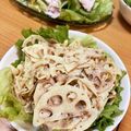 RINクック's cooksnap of when they made れんこんのカレーマヨサラダ.