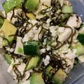 かなず管理栄養士's cooksnap of when they made アボカドと豆腐とキュウリの塩昆布あえ.