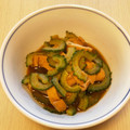 ピーナッツ子♪'s cooksnap of when they made ゴーヤと揚げの甘辛煮.