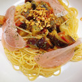 hime1031's cooksnap of when they made なすとトマトと生ハムの冷製パスタ.