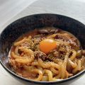 ﾏﾅｽﾞｷｯﾁﾝ's cooksnap of when they made 5分！レンジでスタミナキムチナスうどん.