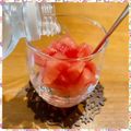 nakamucchi's cooksnap of when they made ✫スイカとミントのシュワッシュワ炭酸水✫.