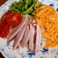 yumelon88's cooksnap of when they made ぶっかけひやむぎ(冷やし中華風).