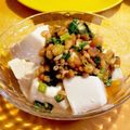 t0mt0mt0m's cooksnap of when they made 冷奴◎ねぎ天かす.