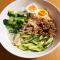 バンビーノ☆'s cooksnap of when they made 【所要時間10分】冷やし豆乳担々素麺.