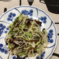 おはなすき's cooksnap of when they made きくらげともやしのあっさりナムル.