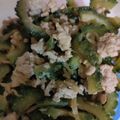 ｶﾘｶﾘみっちゃん's cooksnap of when they made ゴーヤと豚ひきの味噌炒め.