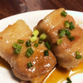 たろべちゃん's cooksnap of when they made 豚ばら肉巻き厚揚げの塩麹照り焼き.