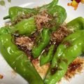 はとポ's cooksnap of when they made 赤堀農場♪レンジで時短！万願寺とうがらし.