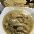 伊達こまち's cooksnap of when they made 鶏もも肉と玉ねぎきのこのフライパン煮込み.