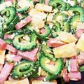 おかけこ's cooksnap of when they made 高野豆腐deマヨネーズゴーヤちゃんぷるー.