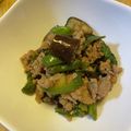 honokaokan's cooksnap of when they made 大葉でさっぱりナスとピーマンの肉味噌炒め.