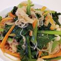 あまね's cooksnap of when they made 白滝でヘルシーチャプチェ.