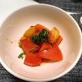 aaikoo's cooksnap of when they made トマトの梅かつお和え.