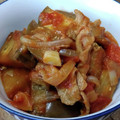 醤油☆世界一's cooksnap of when they made 簡単！豚肉となすのトマト煮込み.