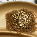 たべたべこ's cooksnap of when they made 白滝で作るシンプルな中華サラダ.