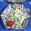 mmameco's cooksnap of when they made ささみといんげんのマスタードサラダ.