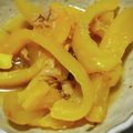 ヨシヨッシー's cooksnap of when they made 簡単にカラフルな赤&黄パプリカのマリネ.