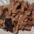 ヨシヨッシー's cooksnap of when they made なすとしめじと豚肉のケチャップ炒め.