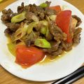 たしろさん's cooksnap of when they made 「減らソルト」牛肉とトマトの旨味炒め.
