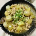 Reo14☆'s cooksnap of when they made 里芋と大根のひき肉あんかけ.