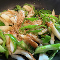 くじら食堂's cooksnap of when they made 【お弁当】ピーマンとちくわ炒め.