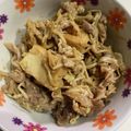 まめ郎's cooksnap of when they made なす豚えのき厚揚げ・こってり味噌炒め☆.