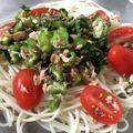 Rick_t's cooksnap of when they made オクラとシーチキンのカッペリーニそうめん.