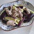 きらり流れ星's cooksnap of when they made レンジで簡単☆豚肉とナスの昆布おろし和え.