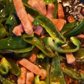 SKY☆LOV's cooksnap of when they made ピーマンとハムのオイマヨ炒め.