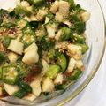 おにぎりちゃんママ's cooksnap of when they made オクラ☆山芋☆きゅうりのネバネバ梅和え♪.