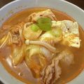 minimarmy's cooksnap of when they made 豆腐とキムチの野菜たっぷりチゲスープ.