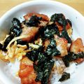 まくららら's cooksnap of when they made ＊簡単＊旨だれ＊鶏もも肉の磯辺丼.
