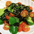 55才のおじさん's cooksnap of when they made 簡単★わかめと胡瓜とトマトの中華サラダ.