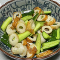 QPはにー's cooksnap of when they made キュウリとちくわのごま油炒め.