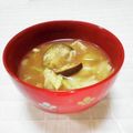 ＠迷子＠'s cooksnap of when they made 炒め茄子＆キャベツのお味噌汁.