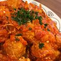 ちぃさとにゃん's cooksnap of when they made 肉団子のトマトソース煮.