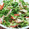 ゆけり３兄弟's cooksnap of when they made 豆苗とカニカマのポンマヨ和え 超簡単〜.
